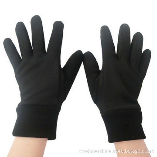 Thick gloves with 2-finger screen touch 250GSM Dry Plus Fleece, OEM for iPhones